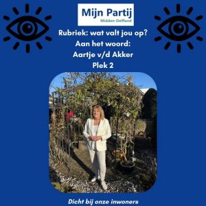 Dicht bij onze inwoners