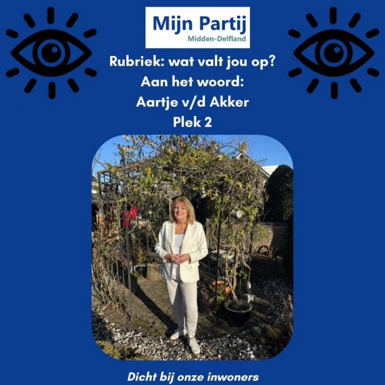 Dicht bij onze inwoners