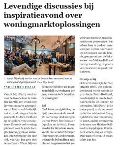 Inspiratieavond woningmarkt (Schakel)